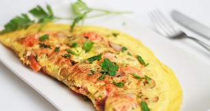 Salmon Potato Omelette AND DIET